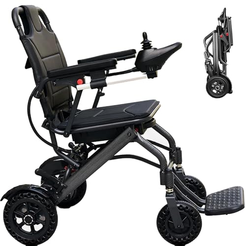 Ultra-Light Foldable Electric Wheelchair – 13 kg, 19 km Range, 360W Motor, Dual Braking System
