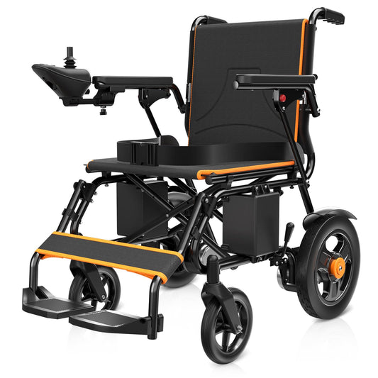 Foldable Electric Wheelchair – 500W Dual Motor, 15 Mile Range, 350 lb Capacity, All-Terrain Design