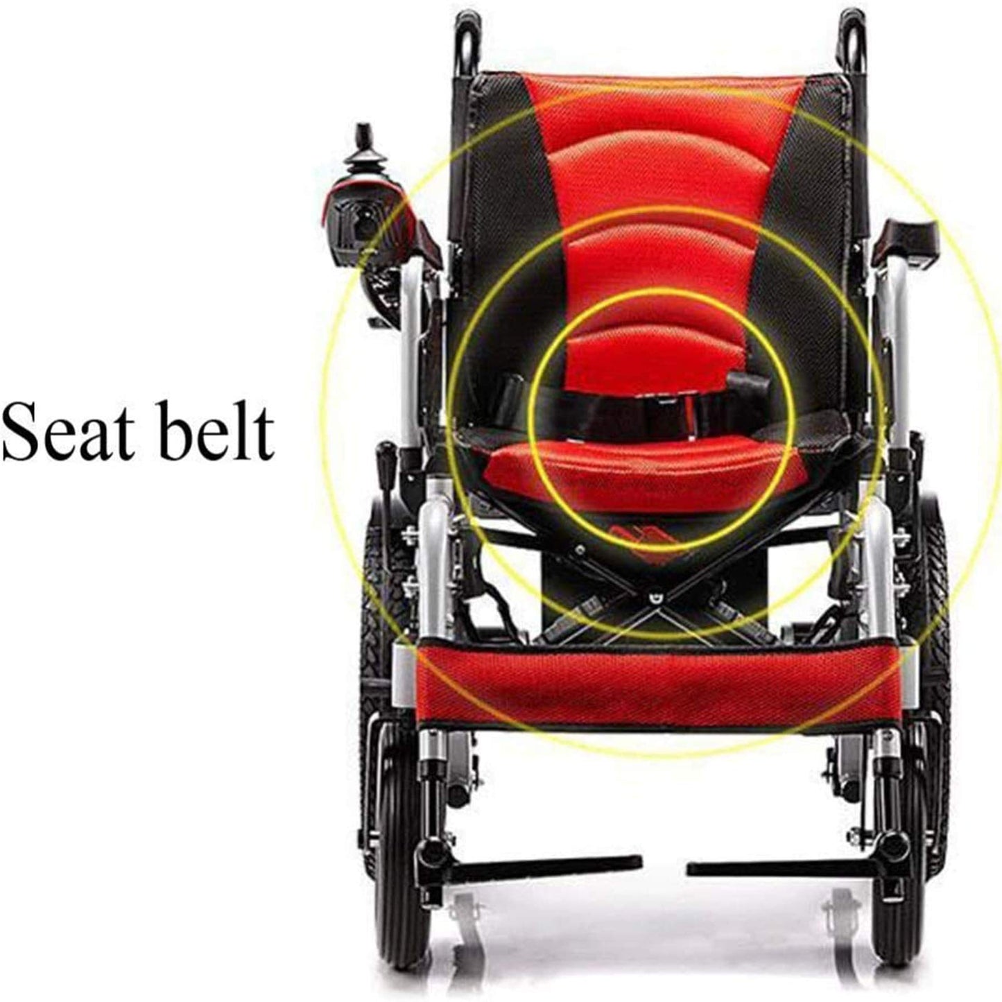 Foldable Electric Wheelchair – Portable Power Chair, 120 kg Capacity, 20 km Range, 250W Motor, Blue
