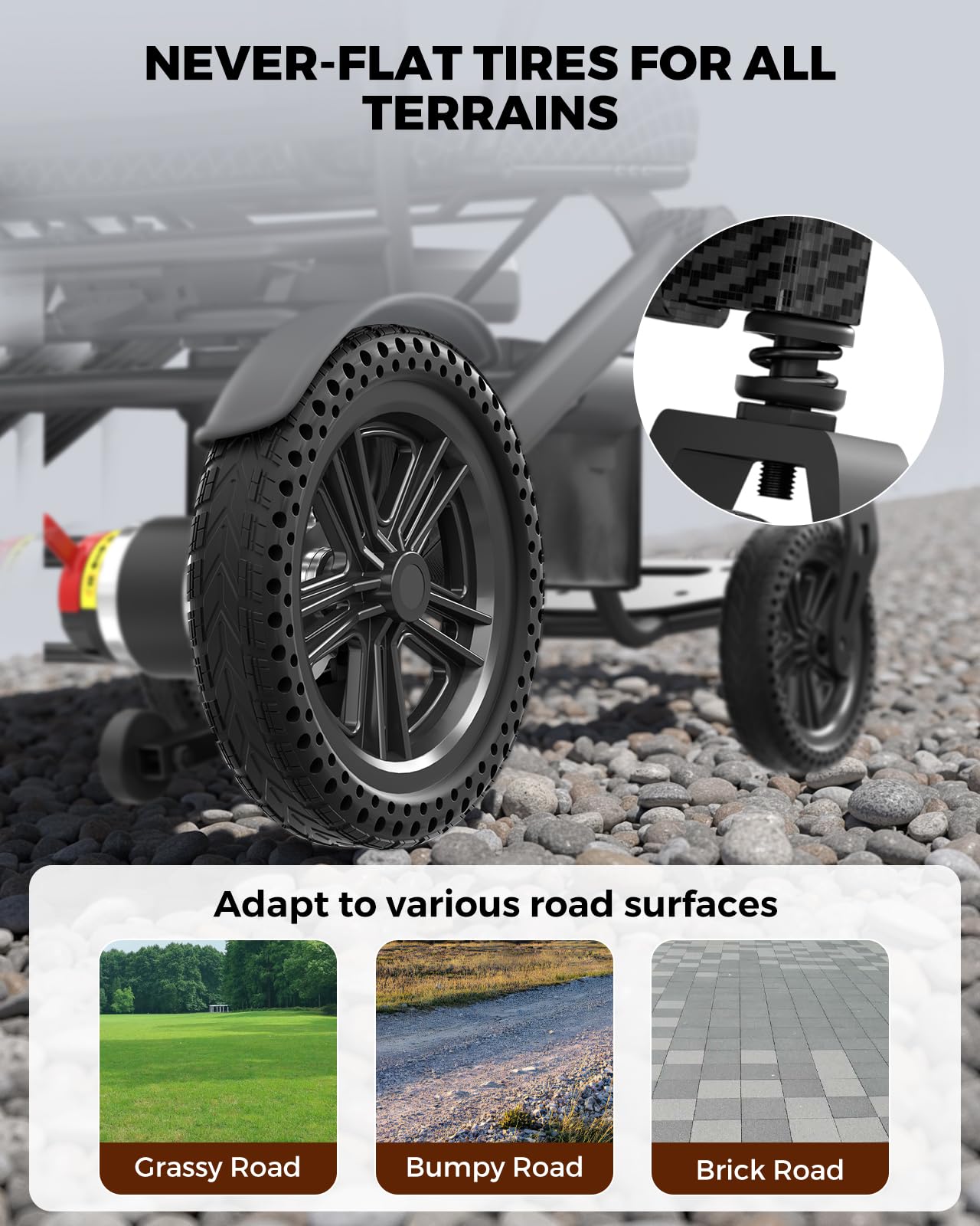 Foldable Electric Wheelchair – 500W Dual Motor, 20 Mile Range, 350 lb Capacity, Aluminum Alloy Frame