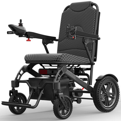 Foldable Electric Wheelchair – 500W Dual Motor, 20 Mile Range, 350 lb Capacity, Aluminum Alloy Frame