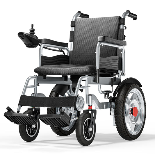 Electric Wheelchairs for Adults, 25+ Miles Long Travel Range, Foldable Motorized Wheelchair, Portable All-TerrainMotorized Wheelchair for The Elderly